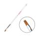 Emmi Nail Gel Brush Size 6 | 100% Real Hair for Gel Nails | Acetone Protected | Transparent Acrylic Stem & Narrow Tip for UV & LED Gel - Buy Online on GoSupps.com