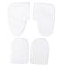 POPETPOP Set Paraffin Bath Bags Soft Cotton Mittens Hand Gloves Hand Treatment Mitts Paraffin Bath Liners Wax Mitts Paraffin Hand Liners Paraffin Wax Warmer Hand Wax White Spa