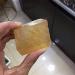 Natural Orange Calcite aquare Crystal Gemstone Reiki Iceland Spar Crystal Cube - Buy Online on GoSupps.com