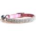 Buy Chukchi Cat Collar - Soft Velvet Adjustable Pink Glittering Stones & Bells - 27.9 cm for Small Dogs & Cats (2 Pieces) - Buy Online on GoSupps.com