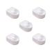 5 set Nail Soaking Bowl Nail Art Tool Manicure SPA Remover Acrylic for Home Salon White 14.8x11.5x5.7 cm 5 set White 14.8x11.5x5.7 cm