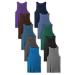 Andrew Scott Basics Boys' 10 Pack Color A-Shirt Sport Tank Top Undershirts 10 Pack - Assorted Color Pk1 Small