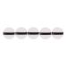 1-12Pcs Triangle Velvet Powder Puff Flours Mini Face Makeup Sponge Cosmetics Soft Cotton Face Powder Puff Lightweight Washable (Color : 5Pcs-White-01)