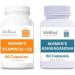 Wellova Women's Ashwagandha 60 Capsules + Women's D3 & K2 60 Capsules - Bundle