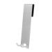 Alipis 2pcs Glass Door Hook Wall Hangers for Clothes Over The Door Coat Hooks Bathroom Door Hook Hanging 18X4.2X3.5CMx2pcs