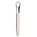 Tongue scraper tongue cleaner stainless steel for women men easy to use for oral care fresh breath comfortably safe 16.5cm white