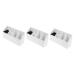 Beavorty 3st scissor socket hairbrush holder hairdressing tool comb to toup the hair shear comb holder scissors comb organizer scissor tank organizer scissor stand plastic white