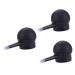 WOONEKY 3 Pcs Silicone Nozzle Spray Hair Gel Fiber Hair Fiber Sprayer Black