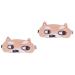 MAGICLULU 2 Pieces Sleep Eye Patch Eye Mask Cartoon Eye Patch