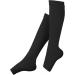 Buy Calf Compression Sleeves - Graduated Compression Socks for Running & Shin Splint Relief - Comfortable Footless Design (M-Black - Buy Online on GoSupps.com