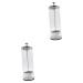 Minkissy 2st hairdresser Maintenance cleaning Schernsterilizer from hairdressing tools Glass Manicure tools Acrylization sterling Small tools 10x10cmx2PCs Transparentx2Stk