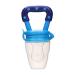 tuwiwol baby nipple fresh food vegetables supplement easy to install and clean durable fashionable silicone baby pacifier comfortable blue l l blue