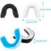 Xnivuis Sports Tooth Protection - 2 Pack Mouthguards for Kids & Adults - Ideal for Boxing Rugby Martial Arts Hockey - Includes Portable Hygiene Box - Black & White White & Blue - Buy Online on GoSupps.com