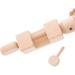 Wooden Umbrella Swift Yarn Winder Holder - 24 Bobbin Winder for Knitting - Beige - Buy Online on GoSupps.com