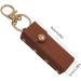 Portable Lipstick Organizer Keychain - Travel Lip Gloss Bag & Chapstick Pendant for Women - Red - Buy Online on GoSupps.com