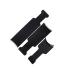 GALPADA Lot de 3 Planches Teinture pour Coiffure Grosse Moyenne et Petite Taille Outil Courb pour Coloration Professionnelle et Maison Kit Coloration Capillaire pour Usage Salon