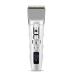 Hair Clippers Men USB Rechargeable Beard Razor Hair Trimmer Electric Hair Clipper Barber Hair Cutter with LCD Display Screen White