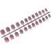 lmoikesz 24 Pieces Solid Coffin False Nails DIY Exquisite French Unique Graceful Colour-fast Personality Acrylic Nail for Manicure Salons 37 - Buy Online on GoSupps.com