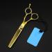 Hair Cutting Scissors 5.5/6 Inch Professional JP 440c Steel Gold Gem Hair Scissors Haircut Thinning Barber Cutting Shears Hairdresser Scissors Set - Buy Online on GoSupps.com