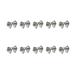 Metal Nail Art Studs 3D Metal Nail Art Jewelry Decorations Bows Rabbits Moon Multi-Shapes Nail Decoration Accessories Nail Art Jewels