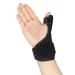 Thumb Wrist Brace Support for Tendonitis & Arthritis | Adjustable Splint for Sprains - Black - Buy Online on GoSupps.com