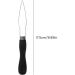 Ergonomic Button Hook for Jeans | Higyee Dressing Aids for Disabled & Seniors | Black Plastic Tool - Buy Online on GoSupps.com
