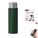 Portable dental floss donor lipstick form dental floss stick organizer refilled automatic pop-up tooth-floss organizer with 100 dental floss for tooth cleaning (green)