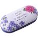 Haodou Flower Pattern Contact Lens Container - 2-in-1 Portable Glasses Case with Tweezers & Applicator for Home & Travel (Lila) - Buy Online on GoSupps.com