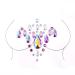 Blindery Mermaid Pink Face Gems Rhinestone Jewels Tattoo for Women/Girls - 2PCS - Buy Online on GoSupps.com