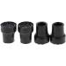 4pcs Anti-skid Stable Shock Absorb Walking Stick End Crutch Cane Tips 19mm - Black 19mm - Buy Online on GoSupps.com