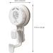 HONMEET Suction Cup Hook Coat Hook Key Holder for Wall Traceless Hooks Bathroom Hooks Bathroom Wash Pot Lid Holder Plastic Sucker Pads Storage Hooks Punch- Hook Tub White Washbasin Abs - Buy Online on GoSupps.com