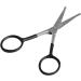 Nose Hair Scissors with Rounded Tip - Perfect for Trimming Facial, Ear, and Eyebrow Hair | Black - Buy Online on GoSupps.com