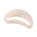 Women Hair Claw Hollow Geometric Semicircle Shape Hair Clip Strong Grip Back Head Large Volume Hair Clamp White