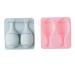 BESTonZON 2pcs Fondant molds de para gelatinas Silicone Mold Cake Mold Modeling Baking Mold Blue 15.8*14.9CM
