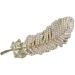 Crystal Hair Clips Feather Snap Hair Clips Barrettes Hair Pin Vintage Hair Clips Party Hair Pins Ponytail Holder Clip for Women Girls Ladies Hair Style Accessories Gold Tone - Buy Online on GoSupps.com