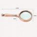 Handheld Magnifying Glass 10 Times Full Metal Gold Bronze Old Man Reading HD Optical Glass Magnifying Glass Length 18.5cm Good Times - Buy Online on GoSupps.com