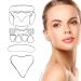 YANGYANGDA Wrinkles Patches Chest Wrinkle Pads Anti-Wrinkle Reusable Silicone Patches Facial Wrinkle Remover Strips Wrinkle Patches for Face Neck and Chest (A)