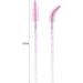 Obahdirry Disposable Crystal Rod Eyelash Brush Portable Eyelash Curler Makeup Brush (Pink) - Buy Online on GoSupps.com