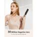 ANGENIL Travel Hair Straightener Brush Nano Ceramic Titanium 4 Heat Settings Dual Voltage for Black Hair & Beards Frizz-Free Finish Auto Shut-off - Buy Online on GoSupps.com