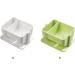 dijiusidy Makeup Sponge Bracket Portable Drill-free Wall-mounted Self-adhesive 2 Compartment Removable Puff Draining Holder - Buy Online on GoSupps.com