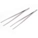 Stainless Steel Tweezer Professional Straight Pointed Tweezer for Medical Dressings Gardening and Manual Work (8"/12") 2 8"+12"