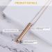 Mindful Breathing Necklace | Stress Relief & Anxiety Relief | Gold Necklace for Men & Women - Buy Online on GoSupps.com