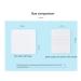 Meyso 300 Piece Pure Cotton Dry Wipes - 100% Soft Non-Woven Disposable Cleaning Cloths for Face & Body - International Shipping Available - Buy Online on GoSupps.com