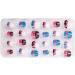 dijiusidy 1 Set Christmas Nail Wraps Cartoons Style Decor Adorable False Fingernails Children Removable Art Decals DIY Manicure PNT-16-13 - Buy Online on GoSupps.com