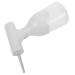 Beaupretty 1 Set Electric Frother Body Wash Cleansing Shampoo Facial Household Cleaning Tools Face Wash Face Facial Cleaning Tool Bubble Foamer White Abs.pp.silicone