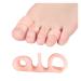 toe spacers toe separator 5 Pieces Yoga Toes Separators Silicone Toe Spreader Gel Stretchers for Overlapping Soft Bunion Corrector Straighteners Practice Spacer Running Pain Relief ( Color : B Siz A B