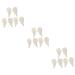 Beavorty 9 Pairs bobby pin girls' accessories clips for hair leather filler Girls Plush Hair Accessories Demon Wings Hairpins hair Tie clip Cute white halloween hair clip newborn