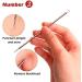 Blackhead Remover Comedone Extractor Professional Stainless Pimple Acne Blemish Removal Tools Set Deft Processed Blackhead Tweezers Kit - Buy Online on GoSupps.com