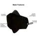 Kids Black KF94 Certified 4-Layer Face Mask (Pack of 10) - Adjustable Strap, Ages 4-10, Made in Korea - Respirators for Children - Buy Online on GoSupps.com