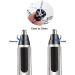 Portable Electric Nose and Ear Hair Trimmer for Men | IPX7 Waterproof & Stainless Blades - Buy Online on GoSupps.com